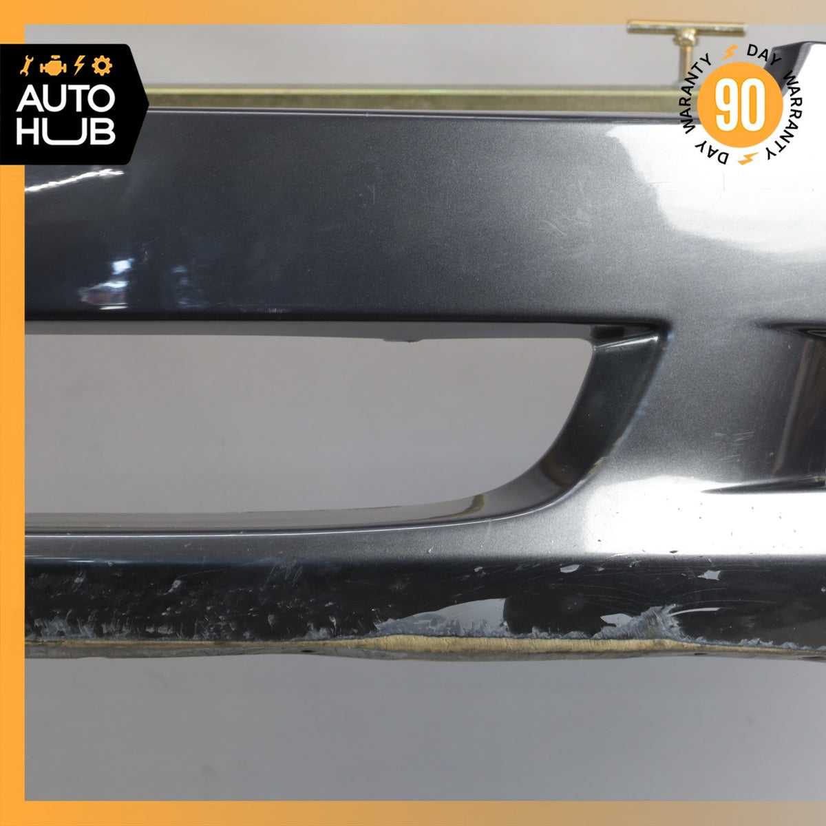 05-10 Aston Martin DB9 Front Bumper Cover Assembly Silver OEM - photo 6