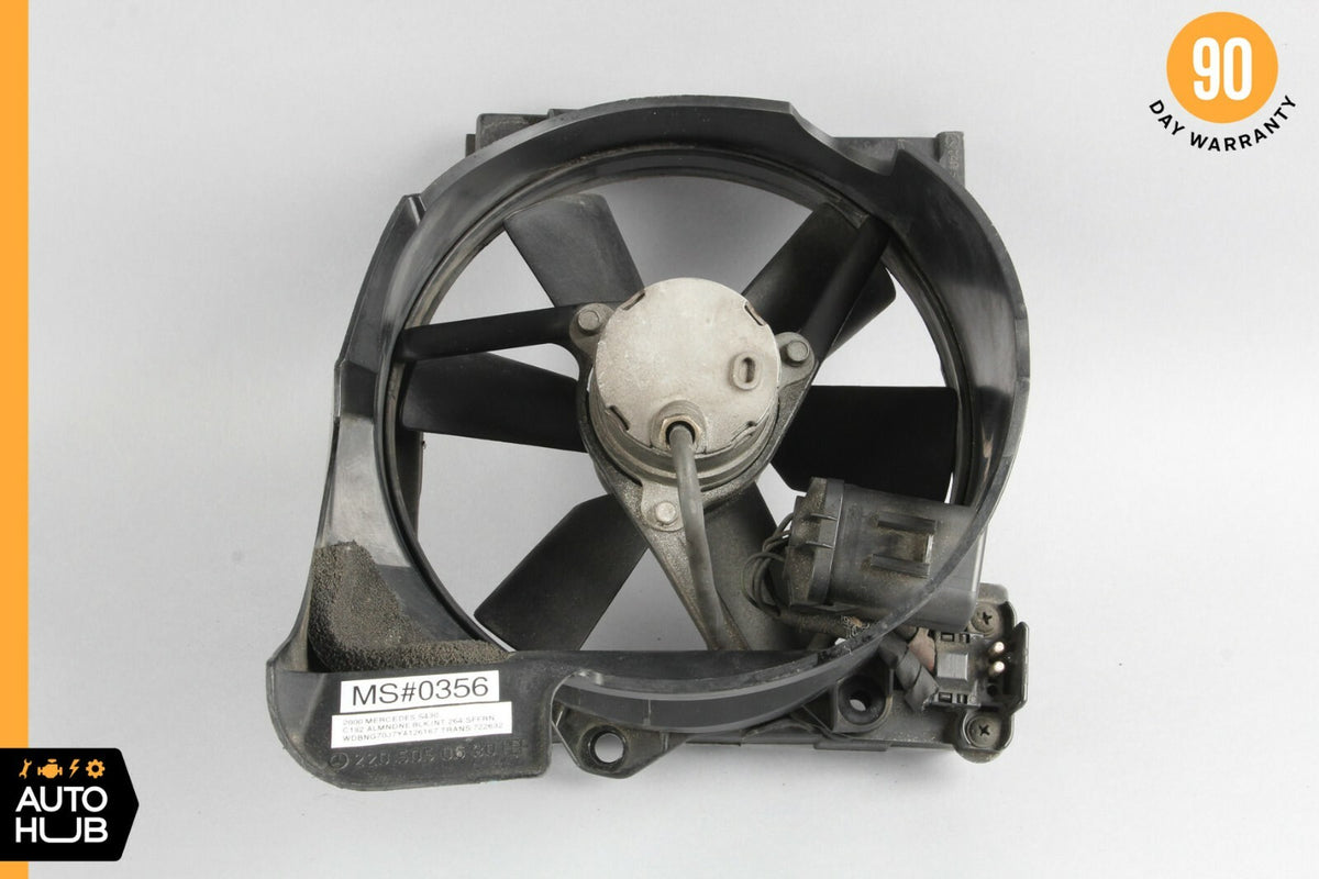 03-06 Mercedes W220 S55 AMG Oil Cooler Fan Motor 0015004793 OEM - photo 1