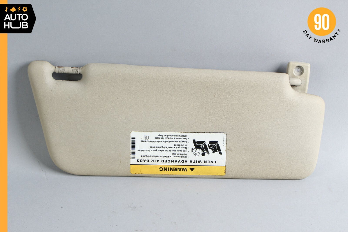 03-09 Mercedes W209 CLK500 CLK320 Right Side Sun Visor Sunvisor Grey OEM - photo 1