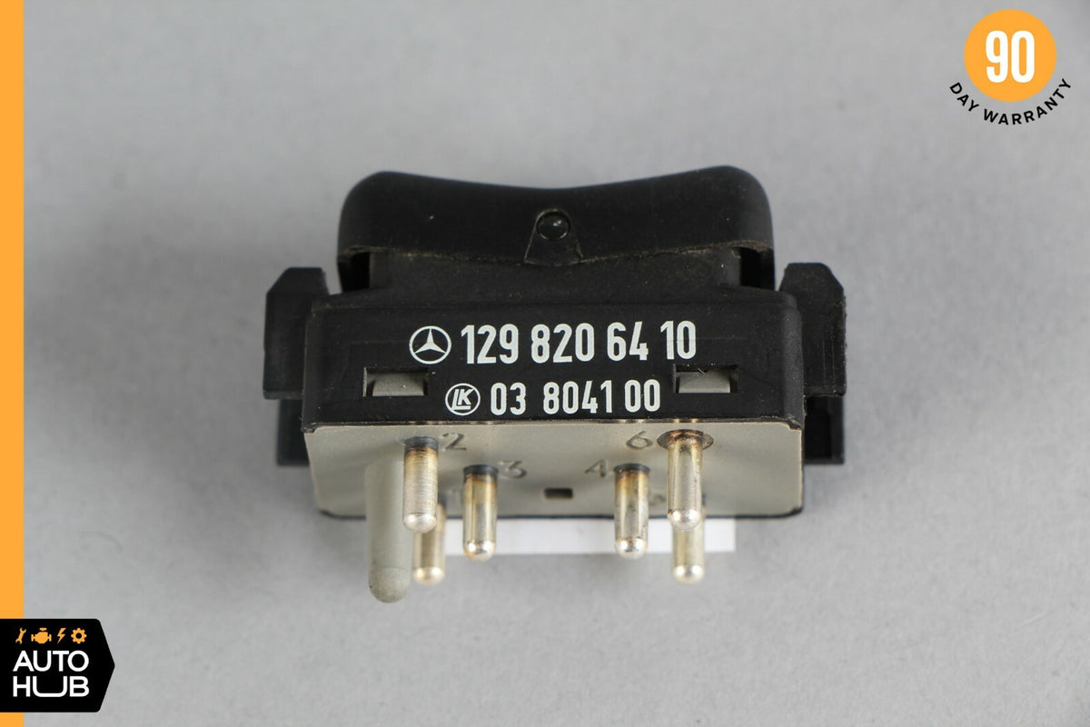 90-02 Mercedes R129 SL600 SL500 Roll Bar Control Switch 1298206410 OEM - photo 5