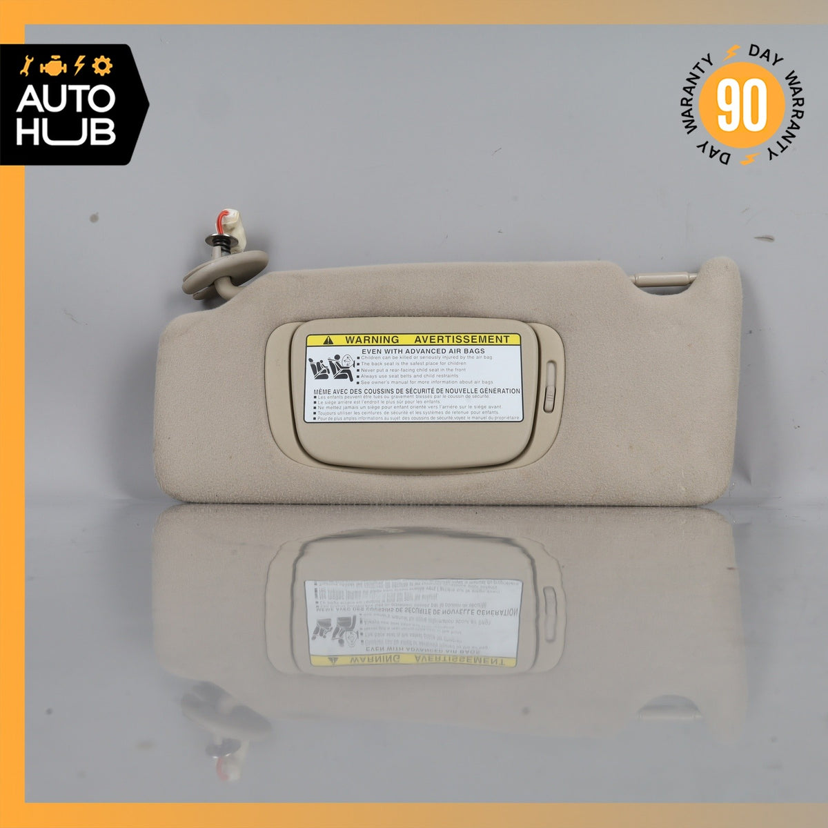 07-09 Lexus XU30 RX400H RX350 Left Side Sunvisor Sun Visor OEM - photo 1