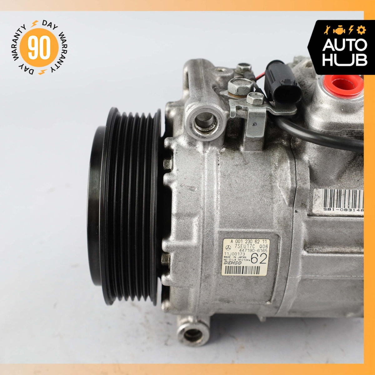 07-12 Mercedes R230 SL550 M273 A/C Air Conditioning Compressor 0012306211 OEM - photo 4