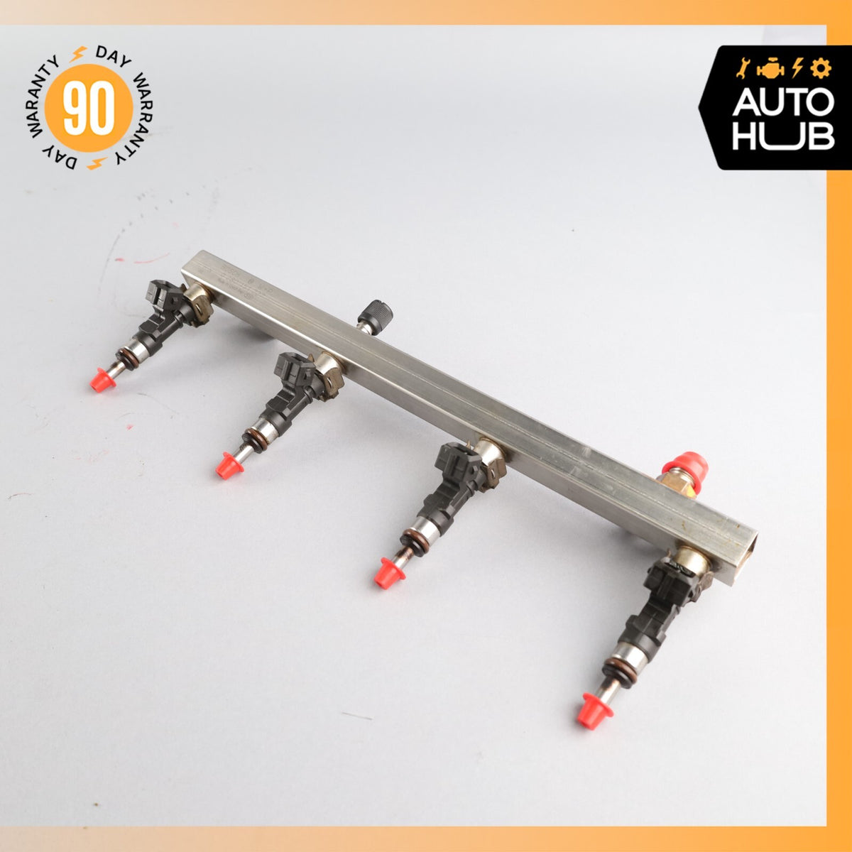Maserati Quattroporte Fuel Injection Rail Line w/ Injectors Right Side OEM 68k - photo 2