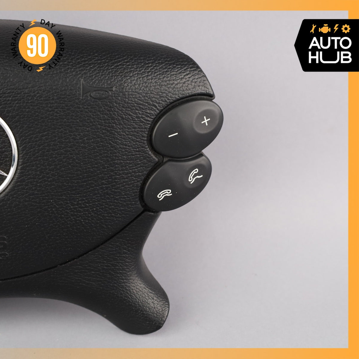 Mercedes R230 SL55 AMG SL500 CLK500 E350 Steering Wheel Airbag Air Bag Black OEM - photo 4