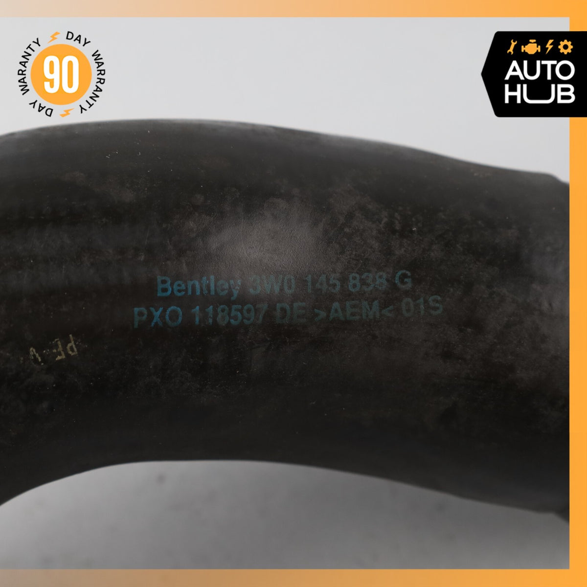 Bentley Continental GTC GT 6.0L Right Side Intercooler Hose Pipe OEM 62k - photo 8