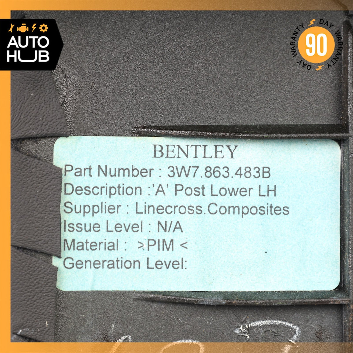 12-18 Bentley Continental GTC Convertible Front Left Kick Panel Trim Cover OEM - photo 17