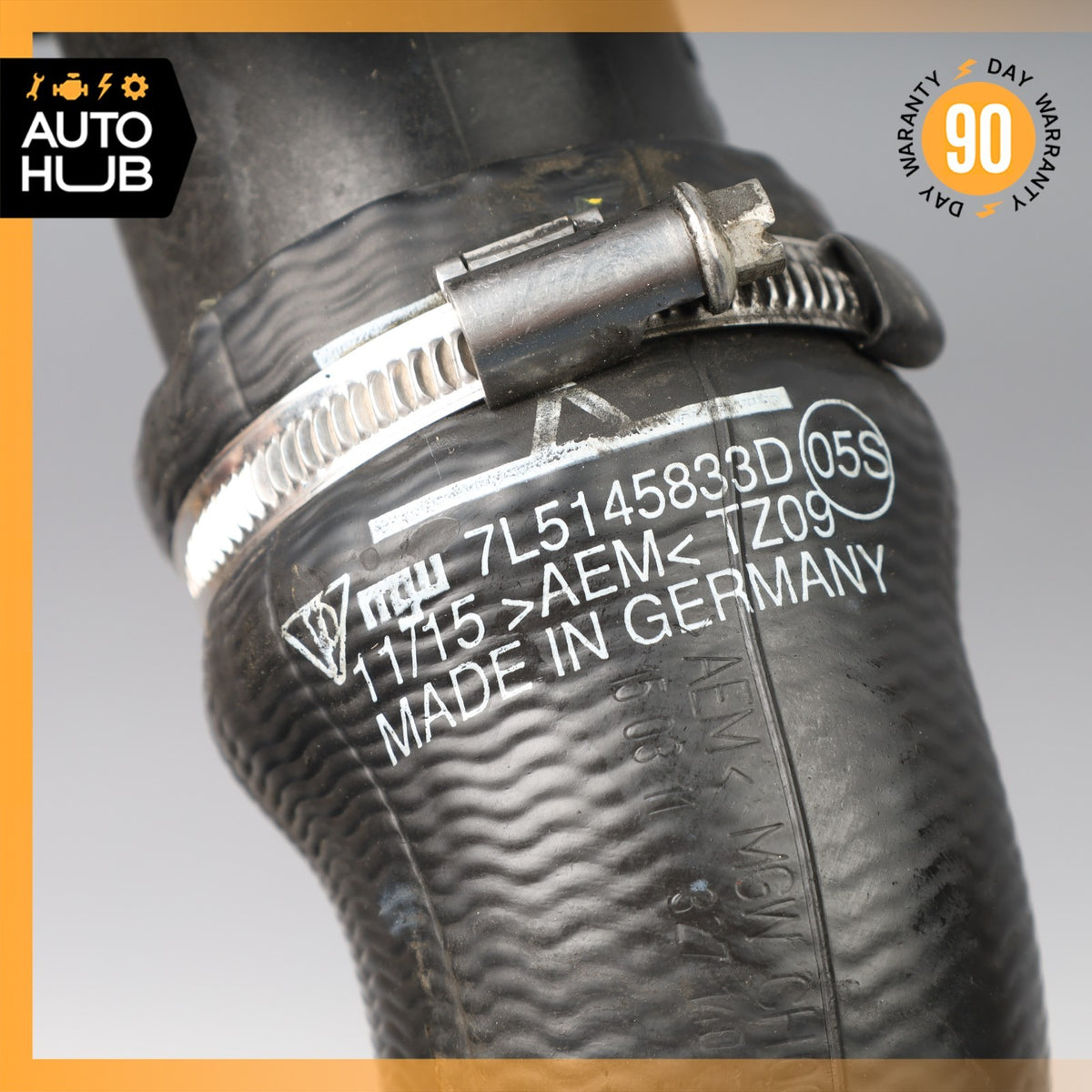 11-14 Porsche Cayenne 958 Turbocharger Hose Pipe Left Side Set 7L5145833D OEM - photo 12