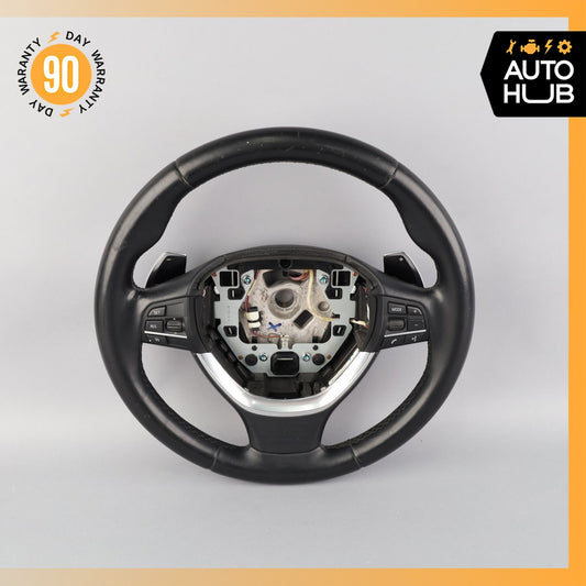 14-19 BMW F10 528i 650i Sport Leather Heated Steering Wheel 32306867286 OEM - photo 1