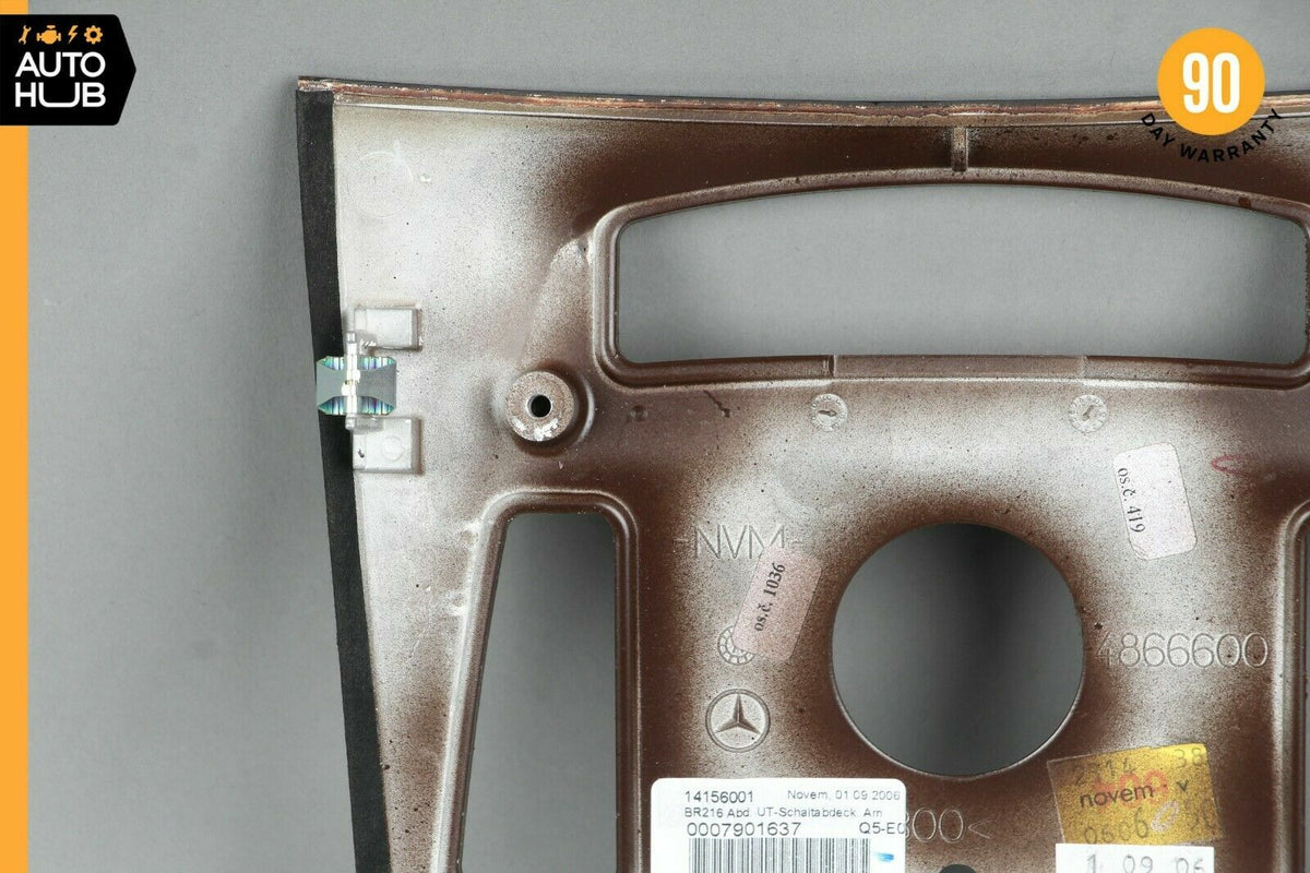 07-14 Mercedes W216 CL550 CL63 AMG Center Console Multi Function Switch Trim OEM - photo 8