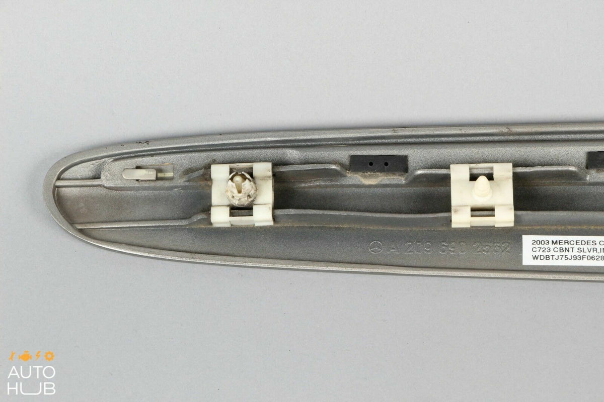 03-09 Mercedes W209 CLK500 CLK55 AMG Quarter Molding Trim Rear Left Side OEM - photo 6