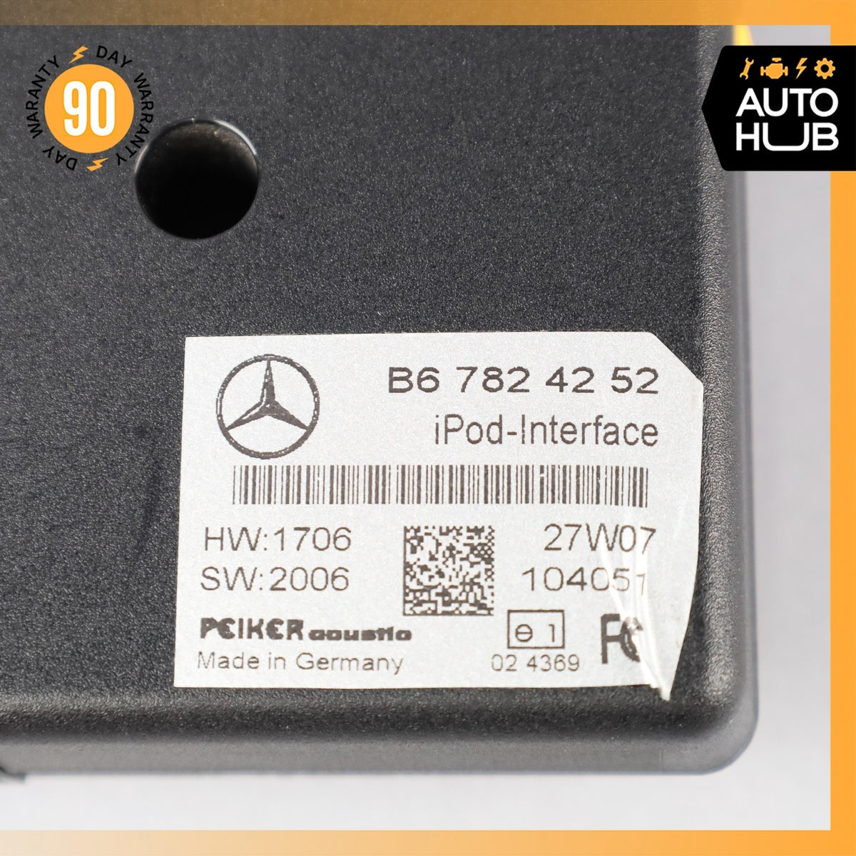 07-13 Mercedes W209 CLK350 ML63 E350 Ipod Interface Control Module B67824252 OEM - photo 9