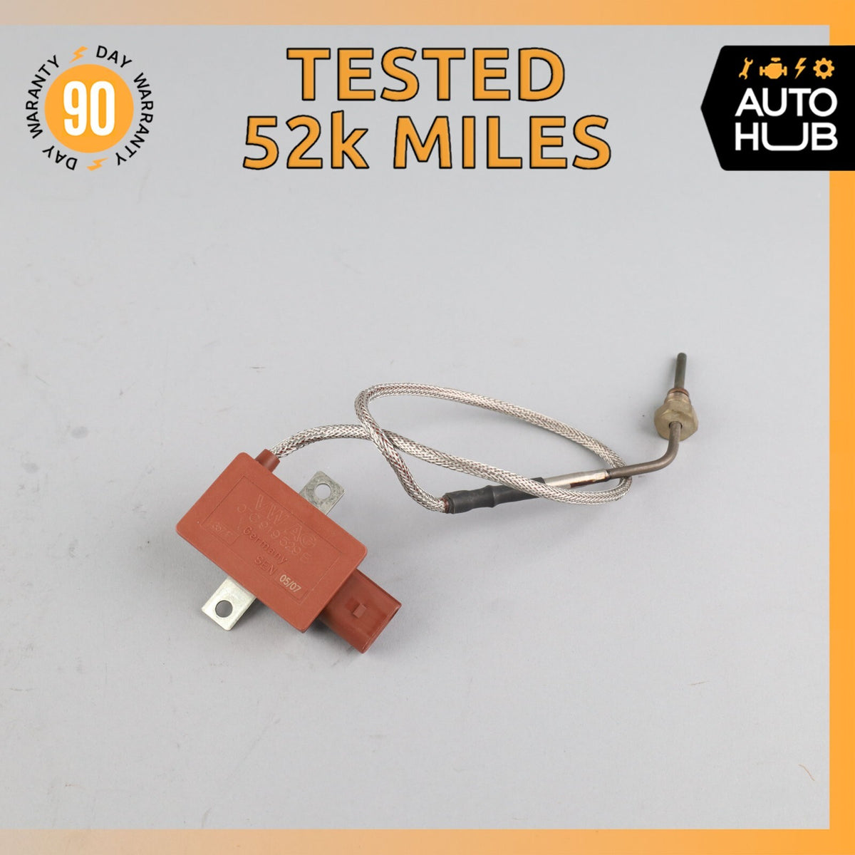 Bentley Continental GTC 6.0L Left Exhaust Gas Temperature Sensor OEM 52k - photo 1