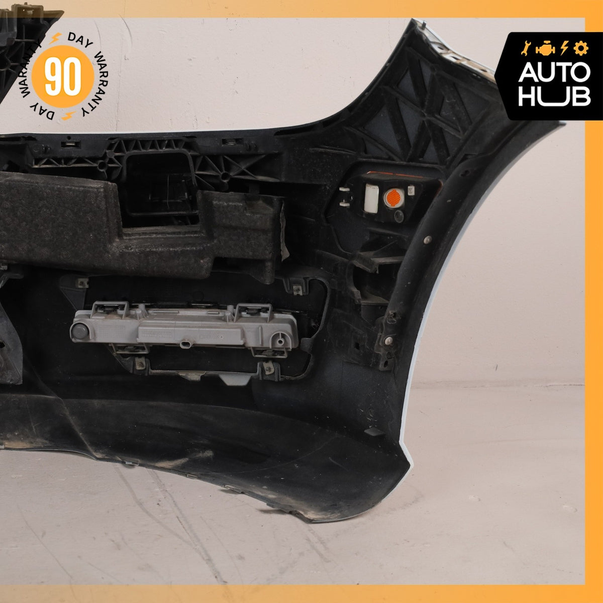 12-14 Mercedes W204 C250 C300 AMG Sport Front Bumper Cover Assembly White OEM - photo 20