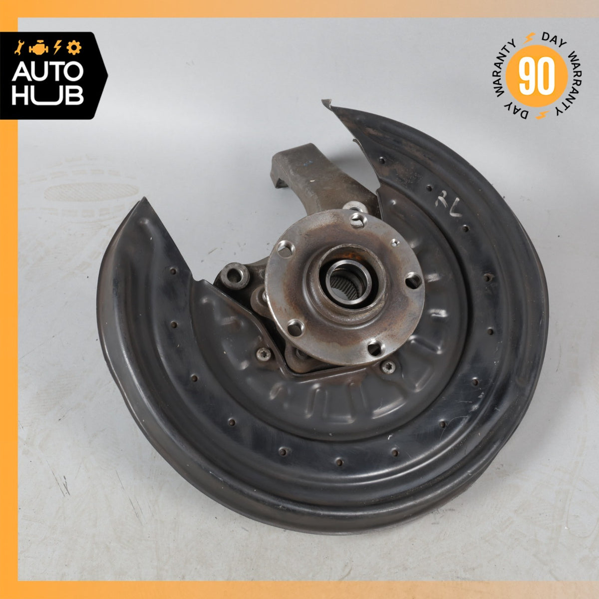 03-13 Bentley Continental GT Rear Left Driver Side Spindle Knuckle Hub OEM 61k - photo 2