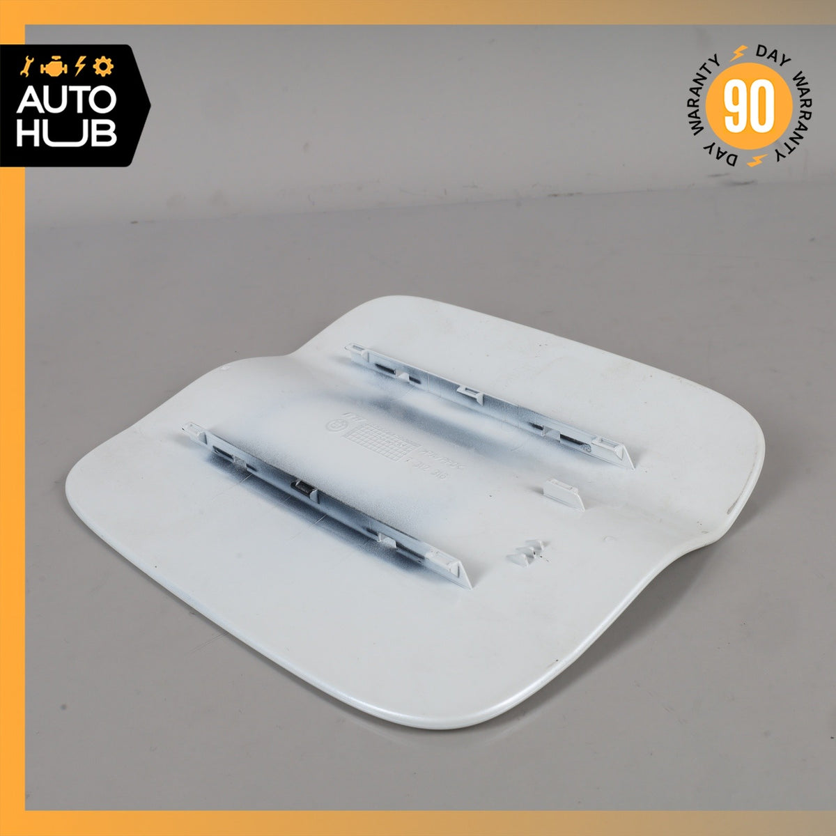 BMW F15 X5 Fuel Gas Tank Filler Neck Door Cover White 7312316 OEM - photo 5