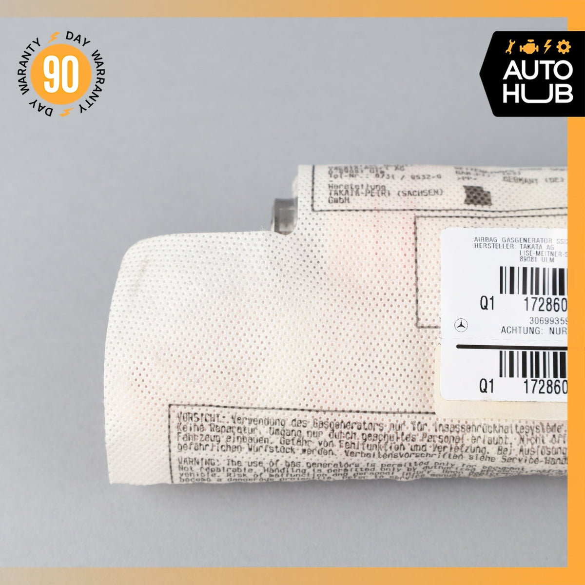12-20 Mercedes R172 SLK250 SLC300 Front Right Seat Side Airbag Air Bag OEM 75k - photo 4
