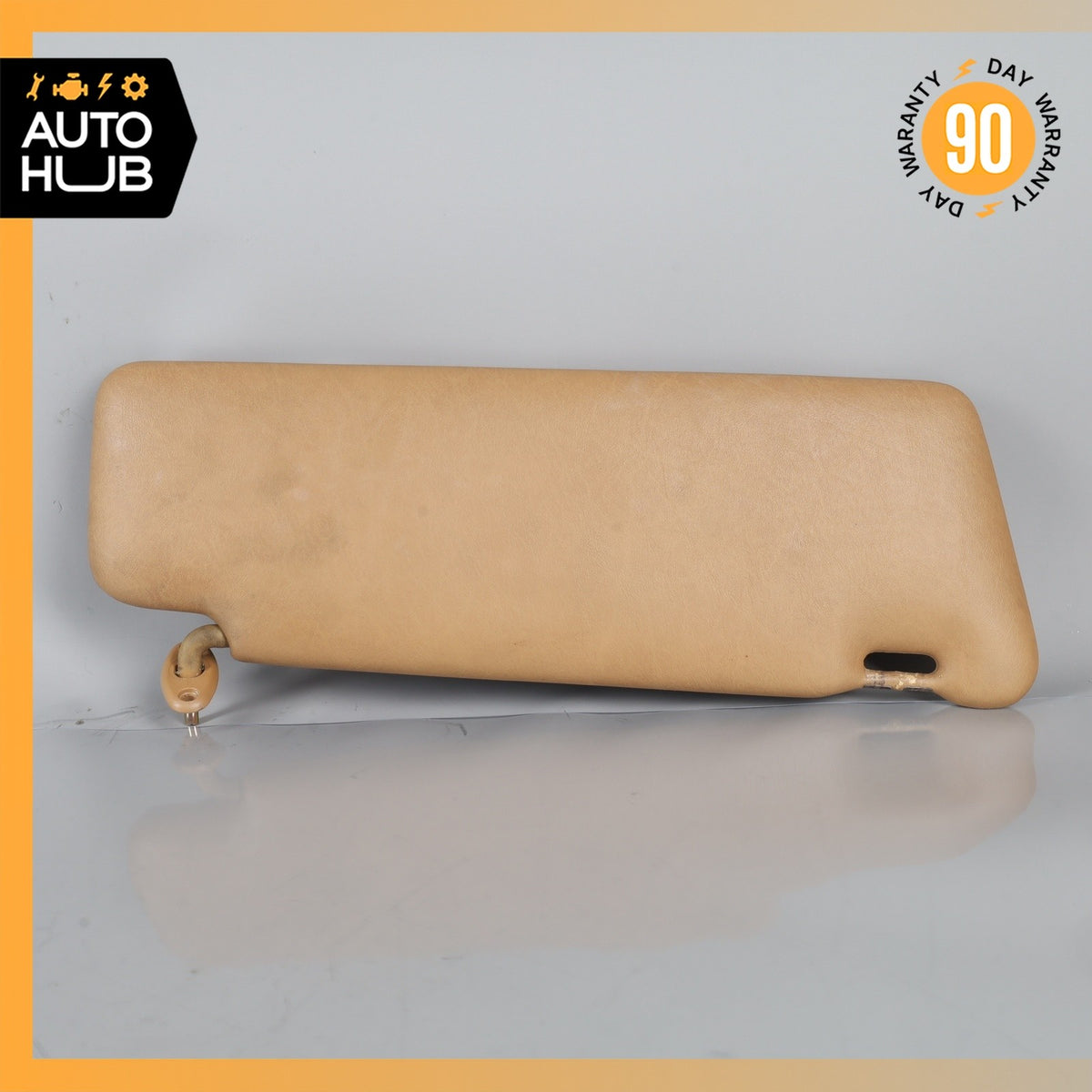 90-95 Mercedes W124 300E E320 Left Driver Side Sun Visor Sunvisor Brown OEM - photo 7