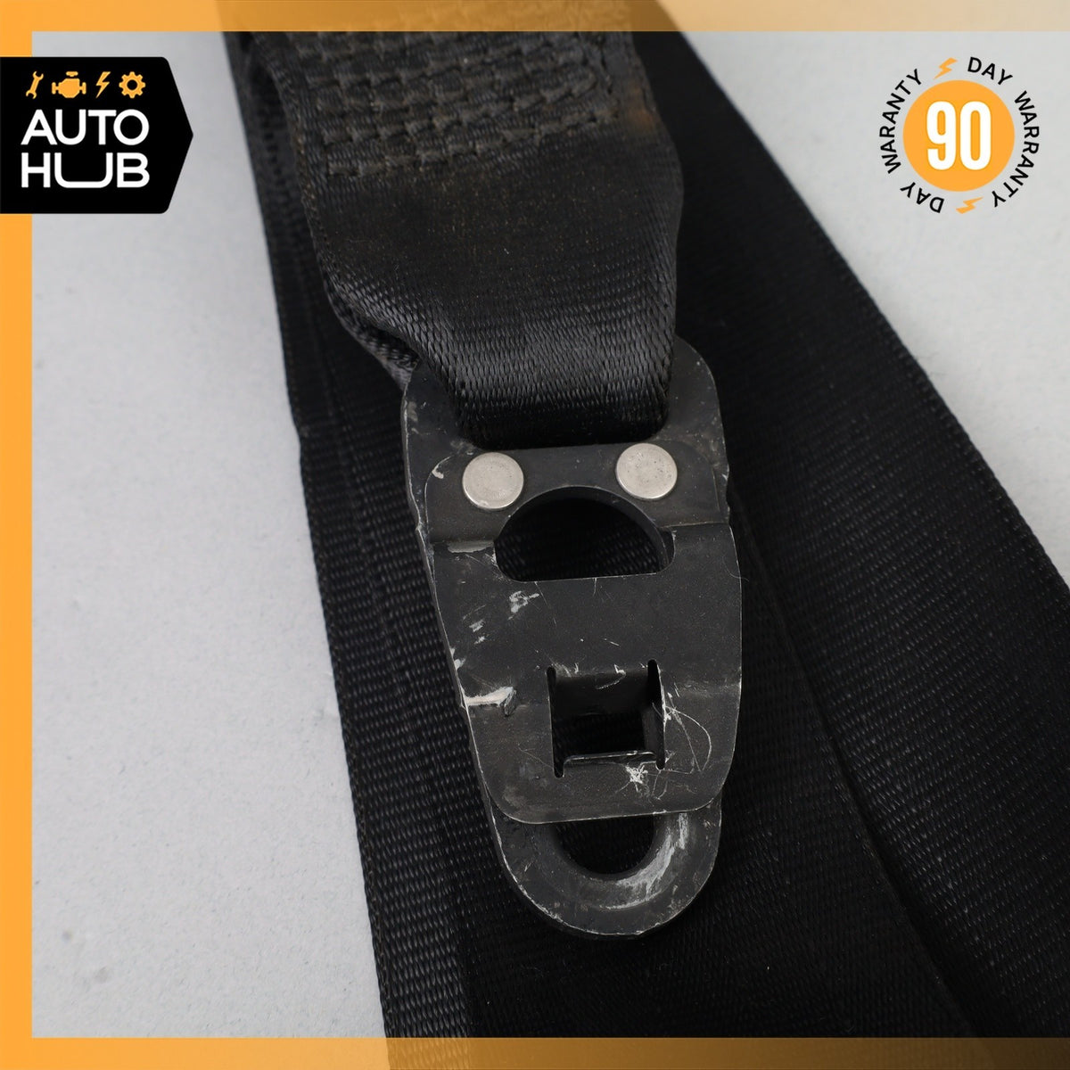 Porsche Cayenne 955 Front Right Passenger Side Seat Belt Black OEM - photo 3