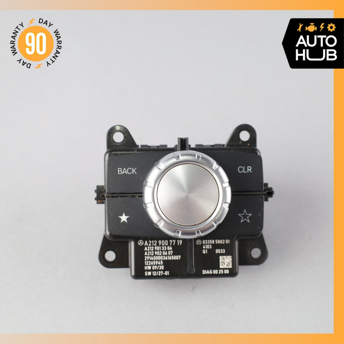 14-17 Mercedes W207 E350 E550 Console Head Unit Controller Knob Multi Switch OEM - photo 4