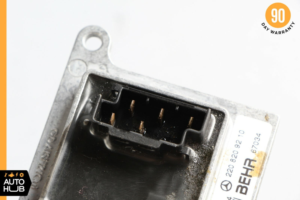 00-06 Mercedes W220 S500 S600 Rear AC Air Conditioning Blower Resistor OEM - photo 5