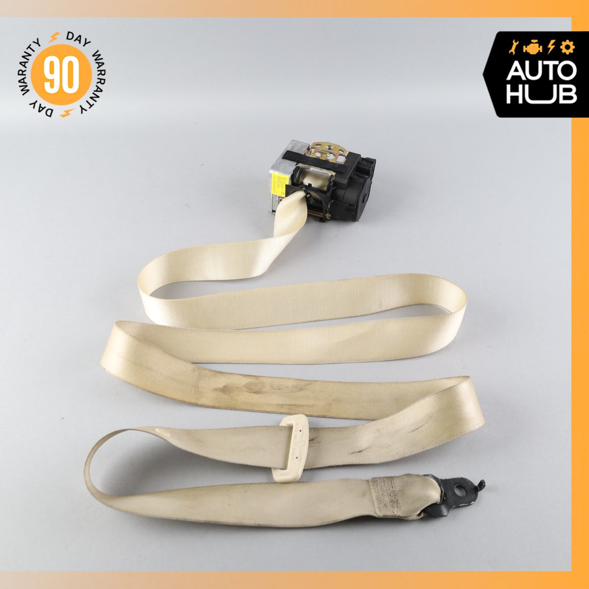 03-06 Mercedes R230 SL500 SL55 AMG Left Side Seat Belt Retractor Beige OEM - photo 8
