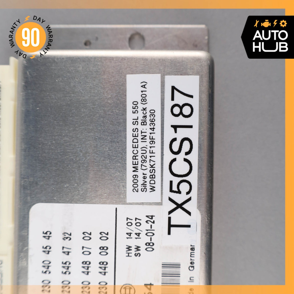 Mercedes R230 SL550 SL600 ESP Electronic Stability Control ABS PML Module  81k - photo 9