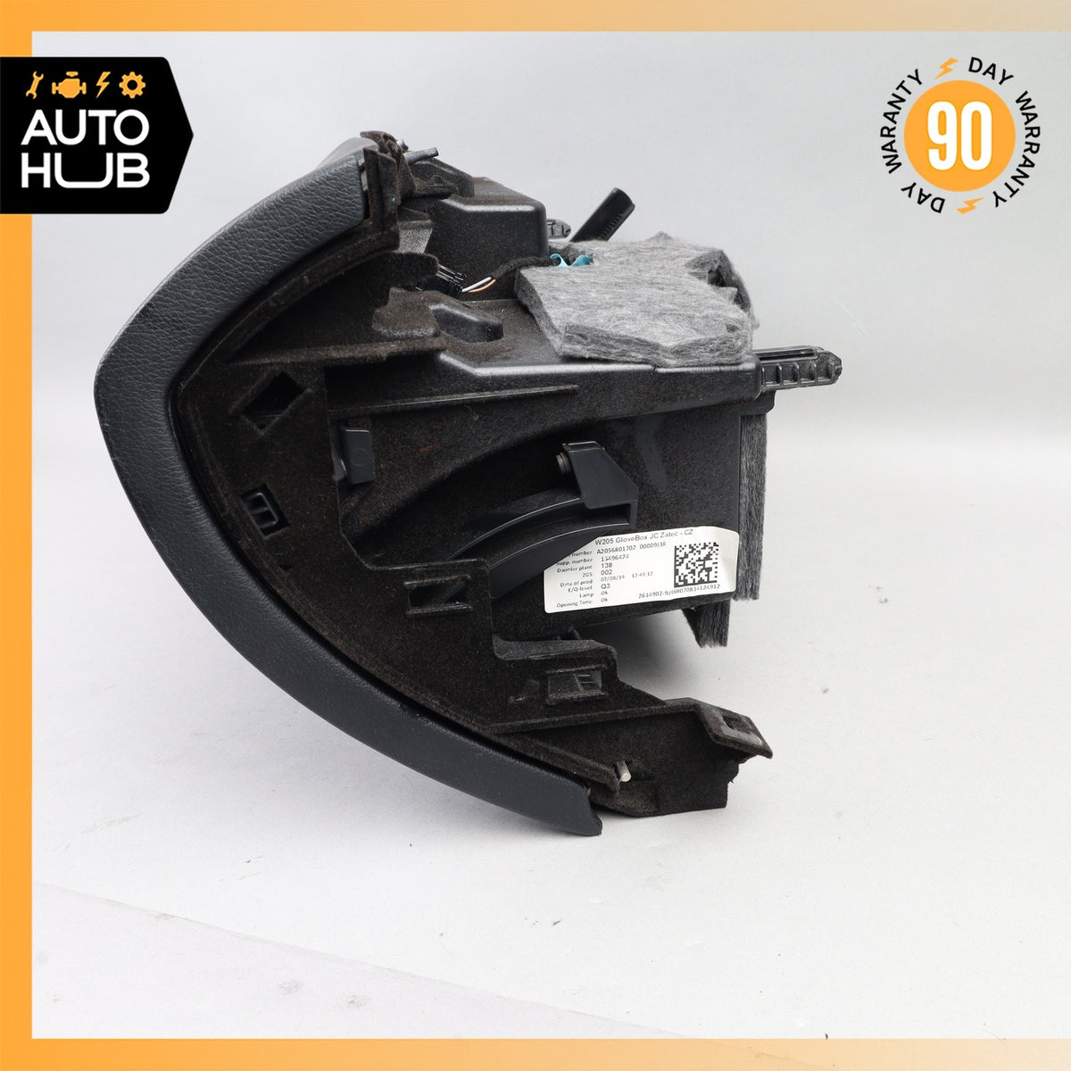 15-21 Mercedes W205 C300 C400 C450 Dashboard Glove Box Compartment Black OEM - photo 10
