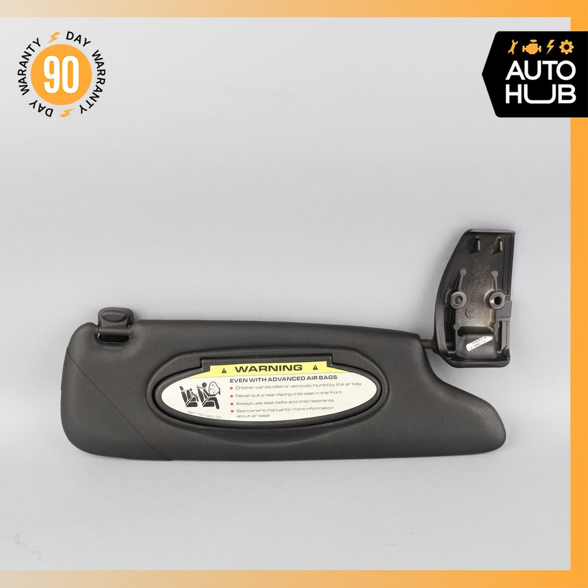 06-12 Porsche Boxster 987 Right Side Sunvisor Sun Visor Black 98773103211 OEM - photo 3
