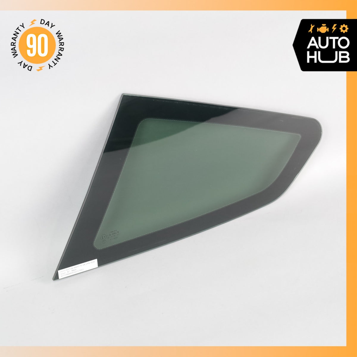 06-17 Aston Martin V8 V12 Vantage Coupe Rear Left Side Quarter Window Glass OEM - photo 2
