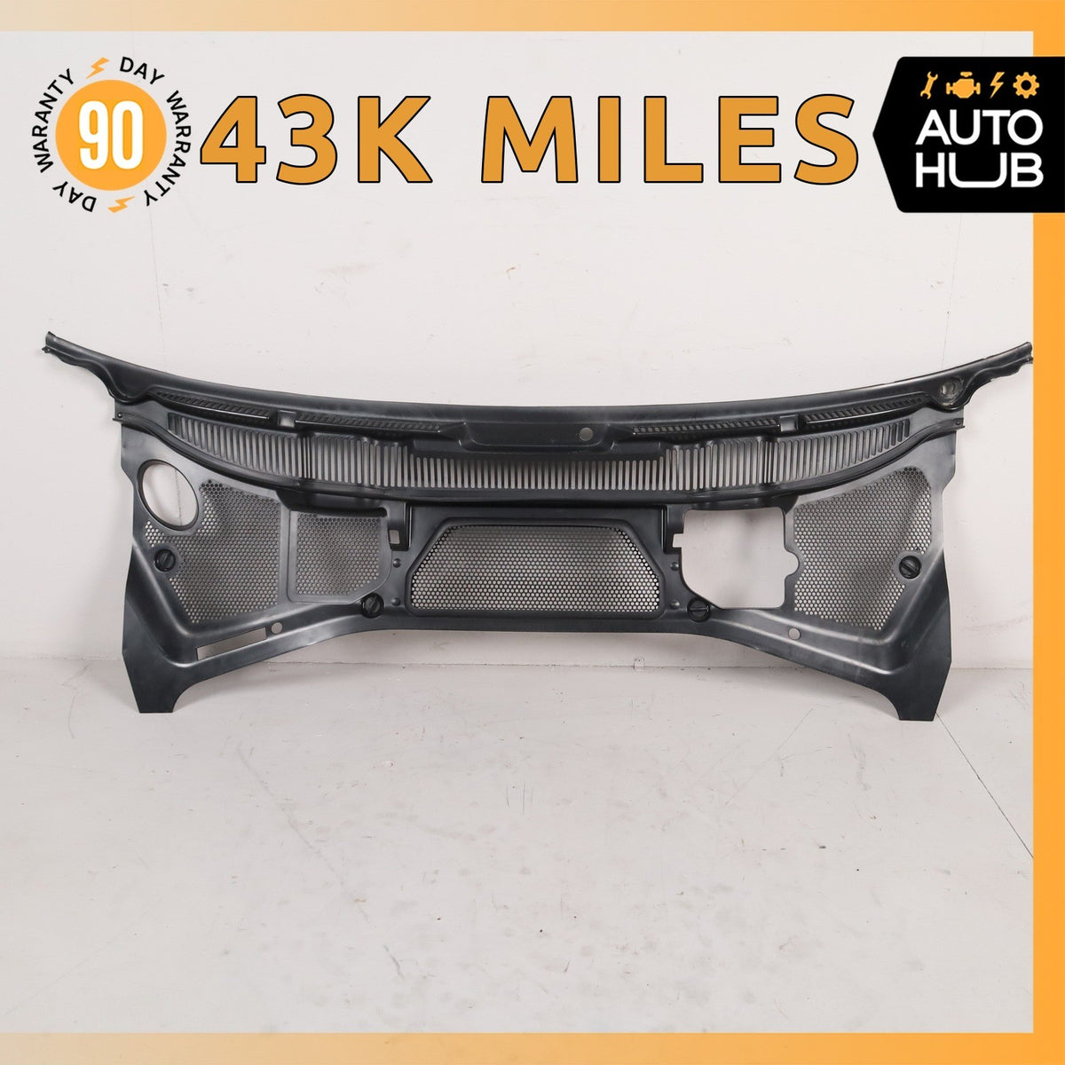 03-13 Bentley Continental GTC GT Front Windshield Cowl Panel Trim Cover OEM 43k - photo 1