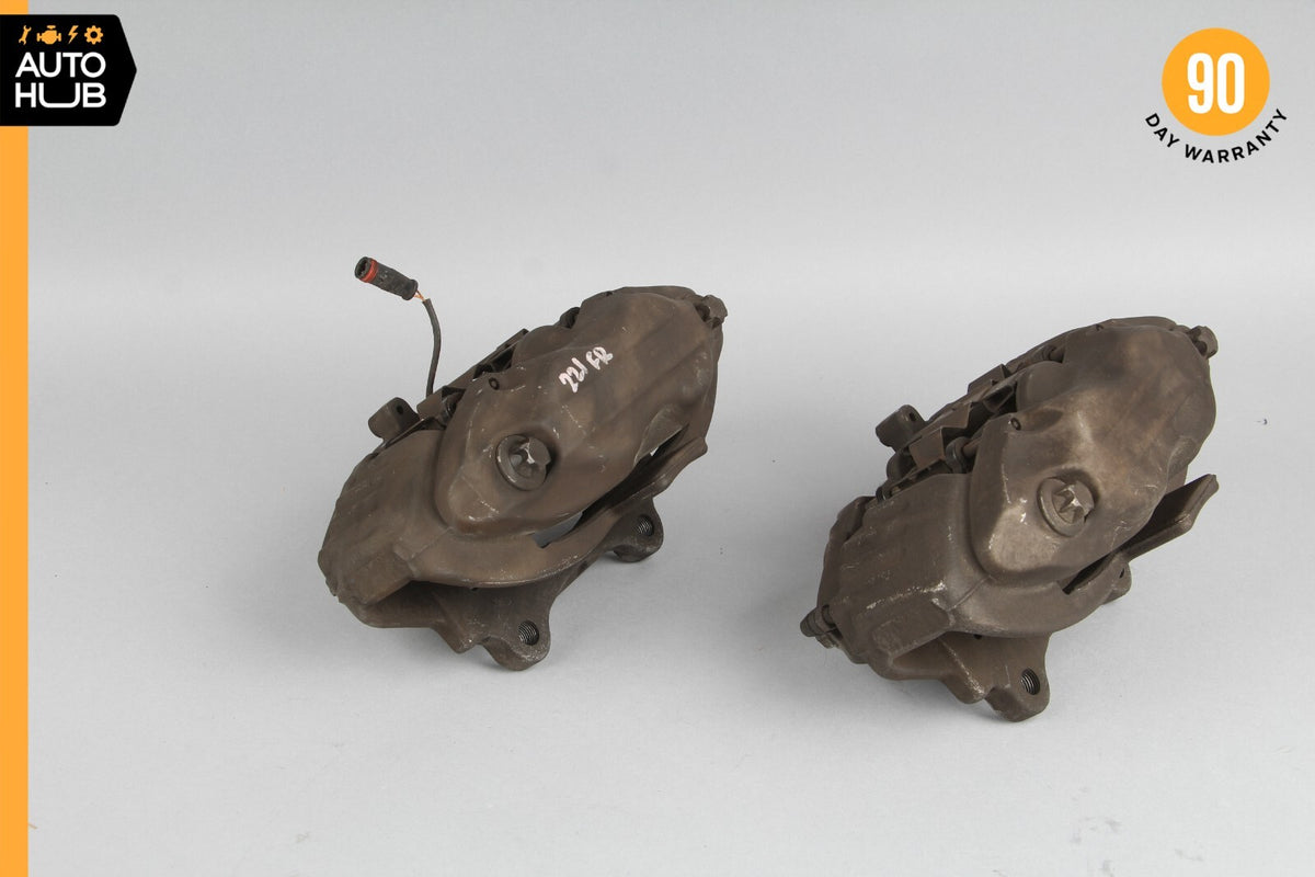 07-13 Mercedes W221 S550 SL550 Front Left & Right Brake Caliper Calipers Set OEM - photo 1