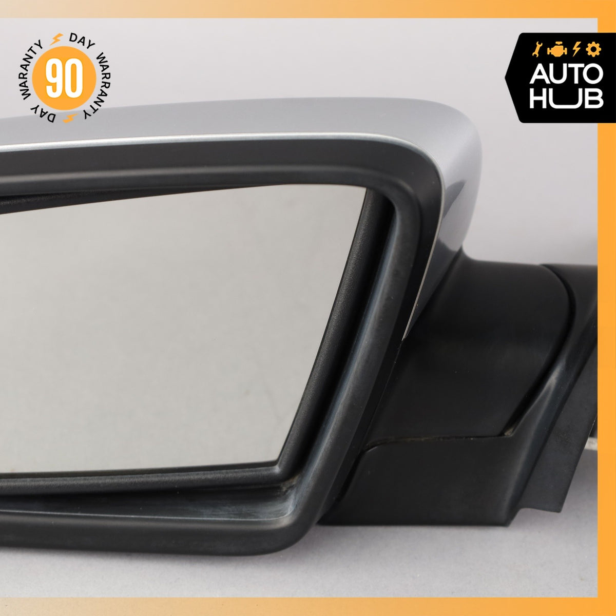 08-10 BMW E60 535i 550i 528i Left Rear View Door Mirror Silver OEM - photo 4