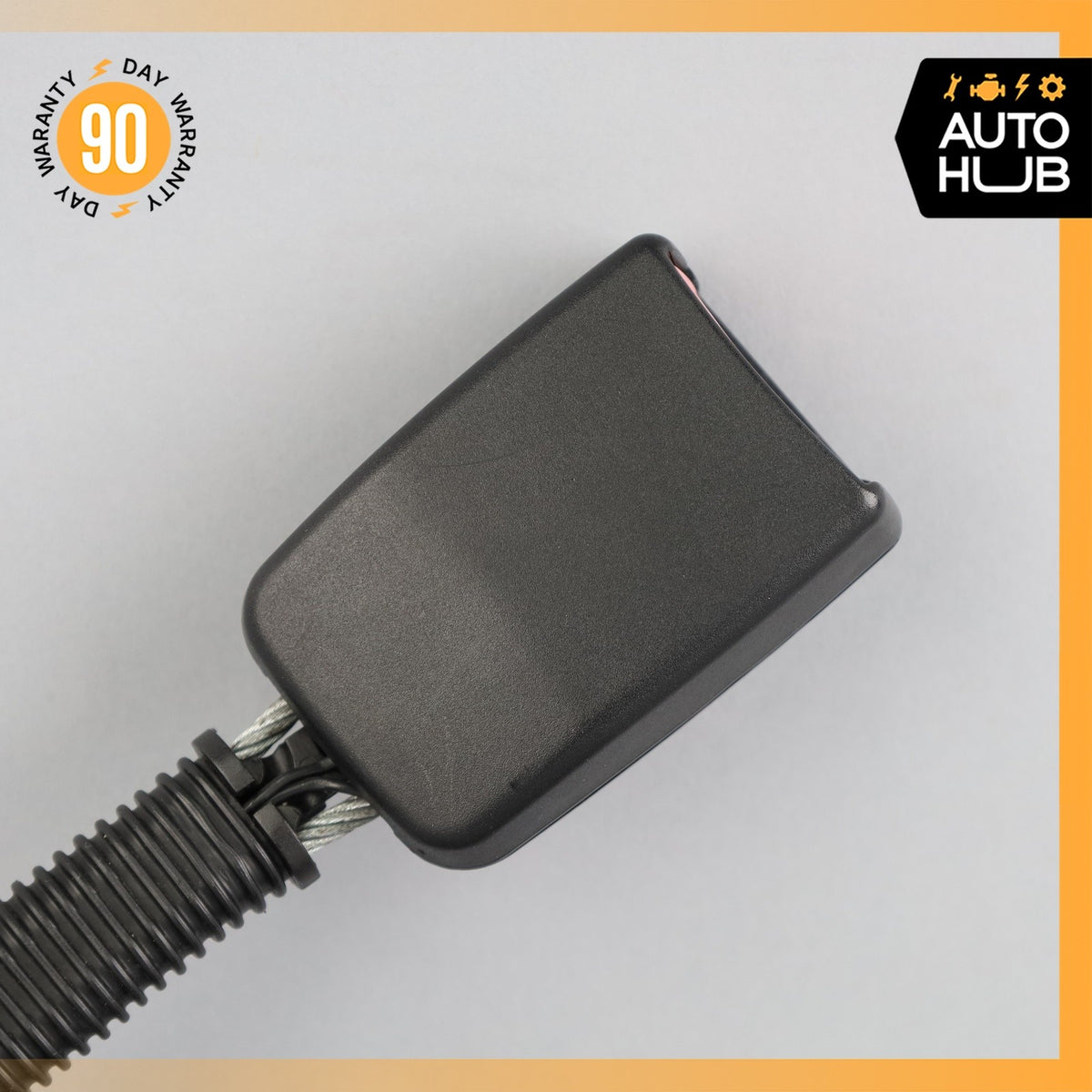 00-04 Aston Martin DB7 Vantage Front Left Seat Belt Buckle Black OEM 38k - photo 3