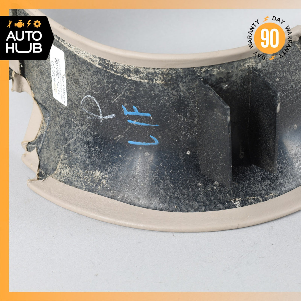 19-23 Aston Martin DB11 Front Left Side Lower A-Pillar Kick Panel Trim OEM - photo 14