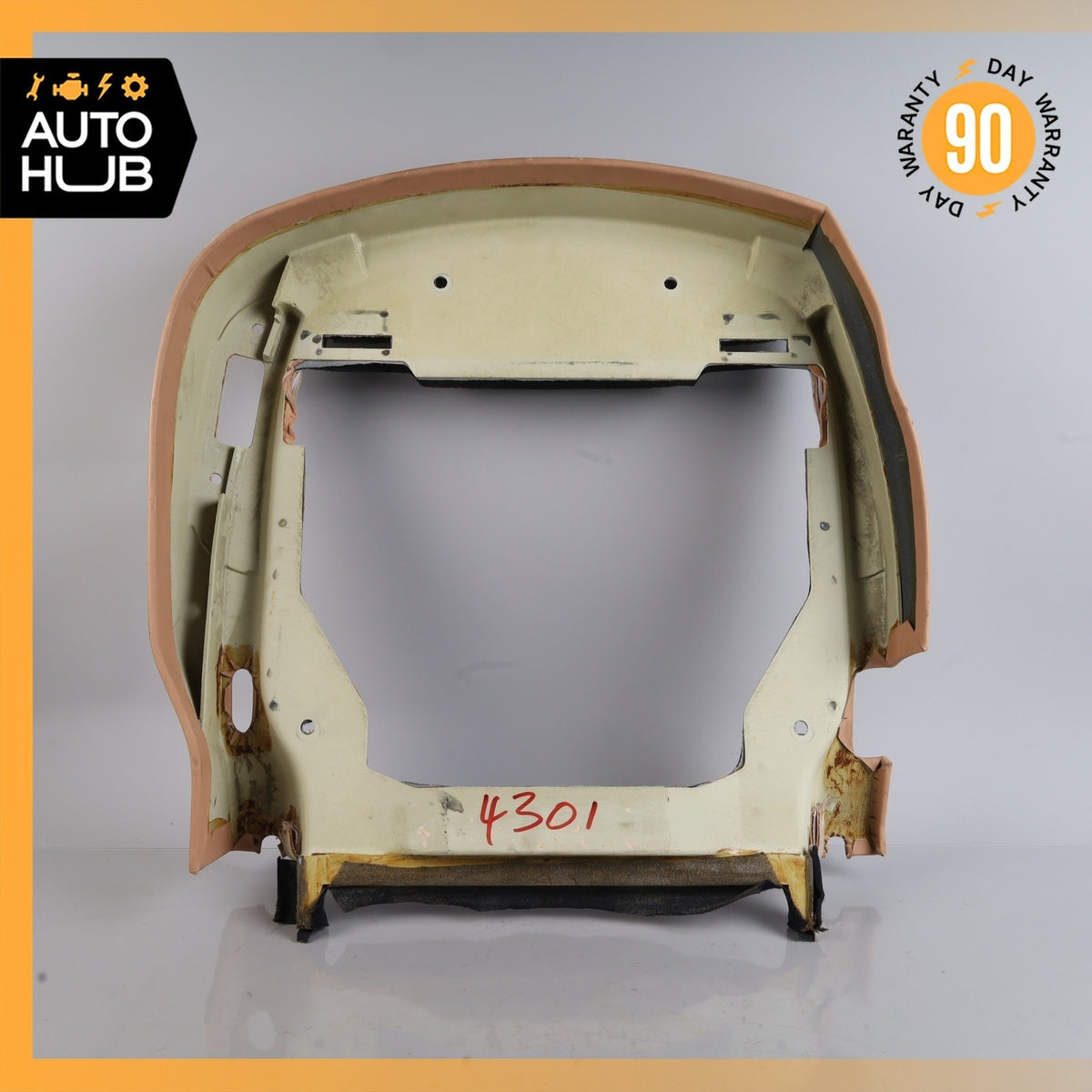 00-02 Bentley Arnage Front Right Lower Bottom Seat Trim Cover Brown OEM 50k - photo 3