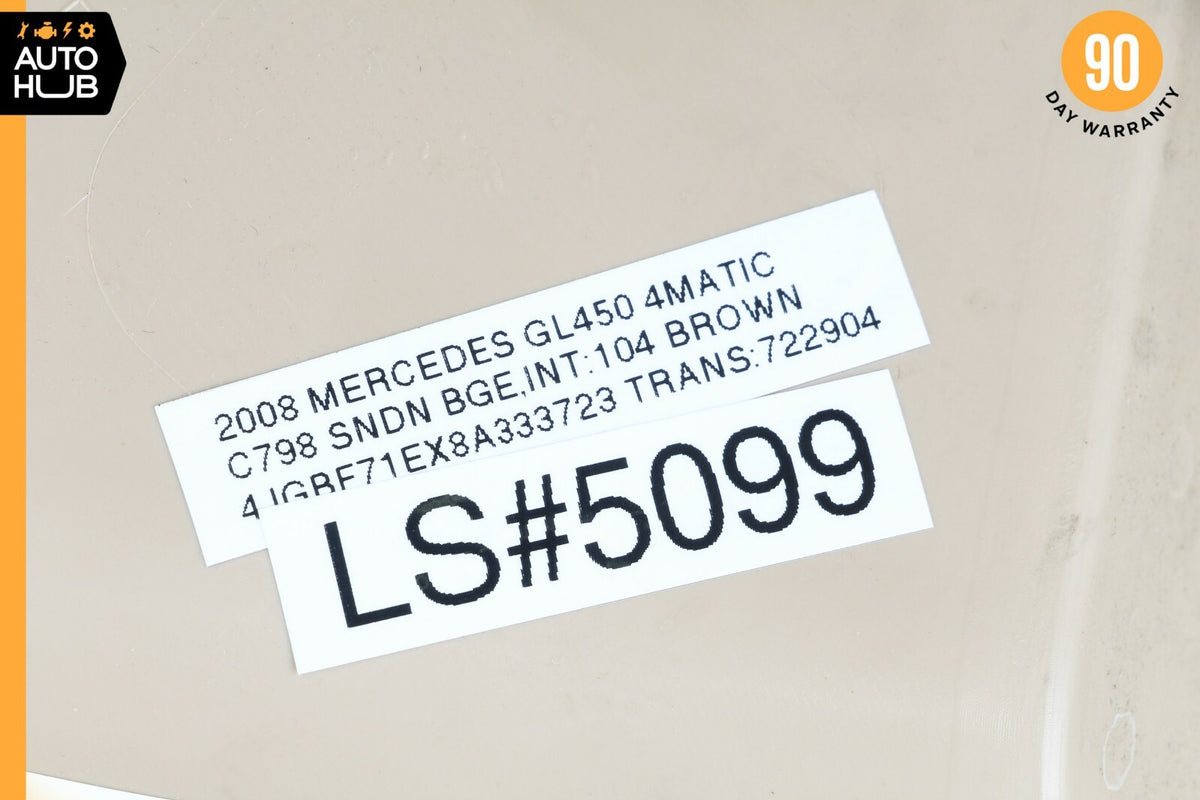 06-12 Mercedes X164 GL450 ML450 Dashboard Dash Board Left Side Trim Beige OEM - photo 12