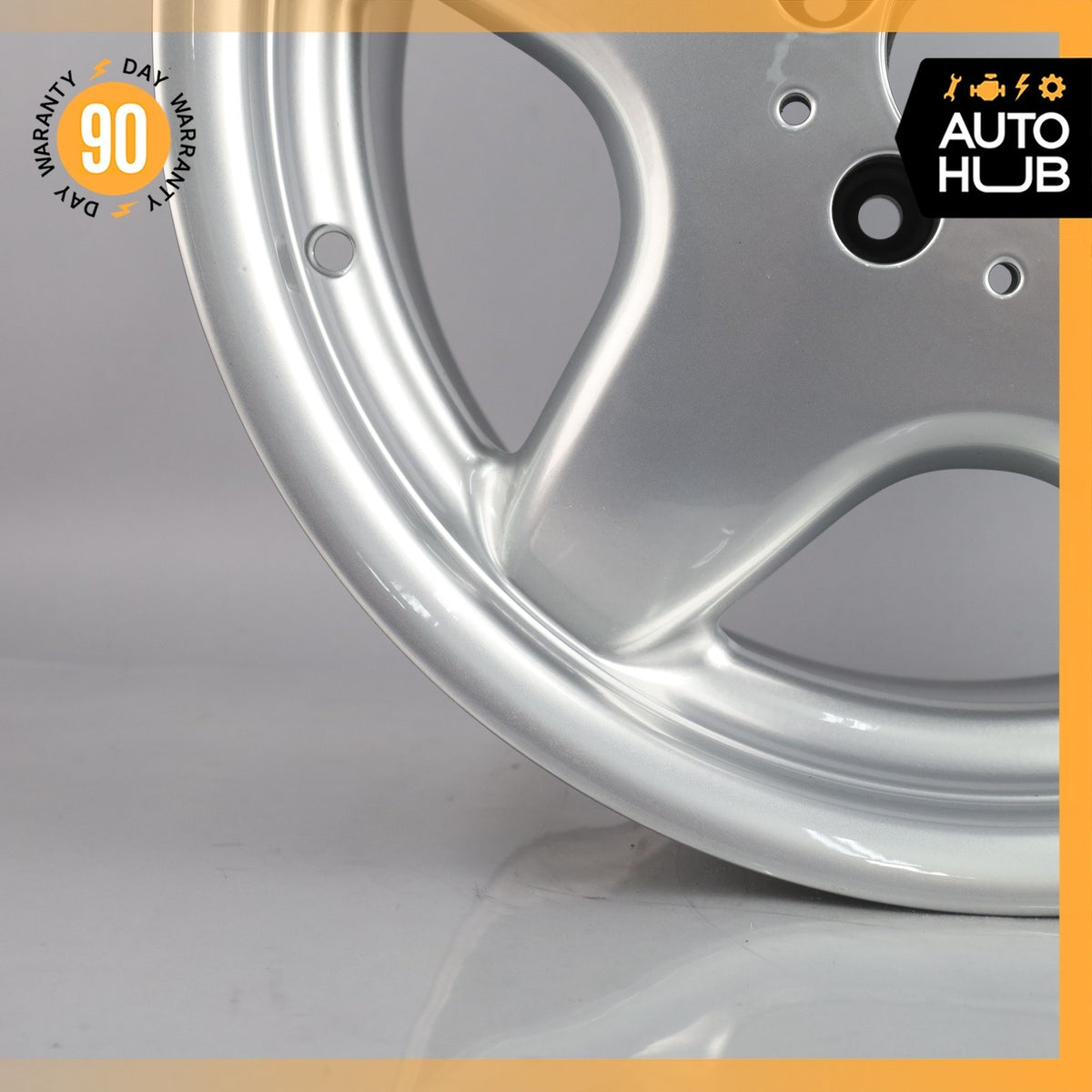 Mercedes R170 SLK230 C280 8.5 x 17 17" Rear Wheel Rim Silver 1704011402 OEM - photo 5