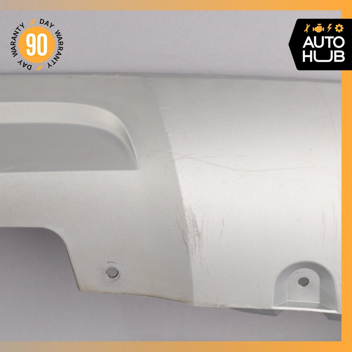 13-15 BMW E84 X1 Rear Bumper Skid Plate Diffuser Cover Panel OEM - photo 8