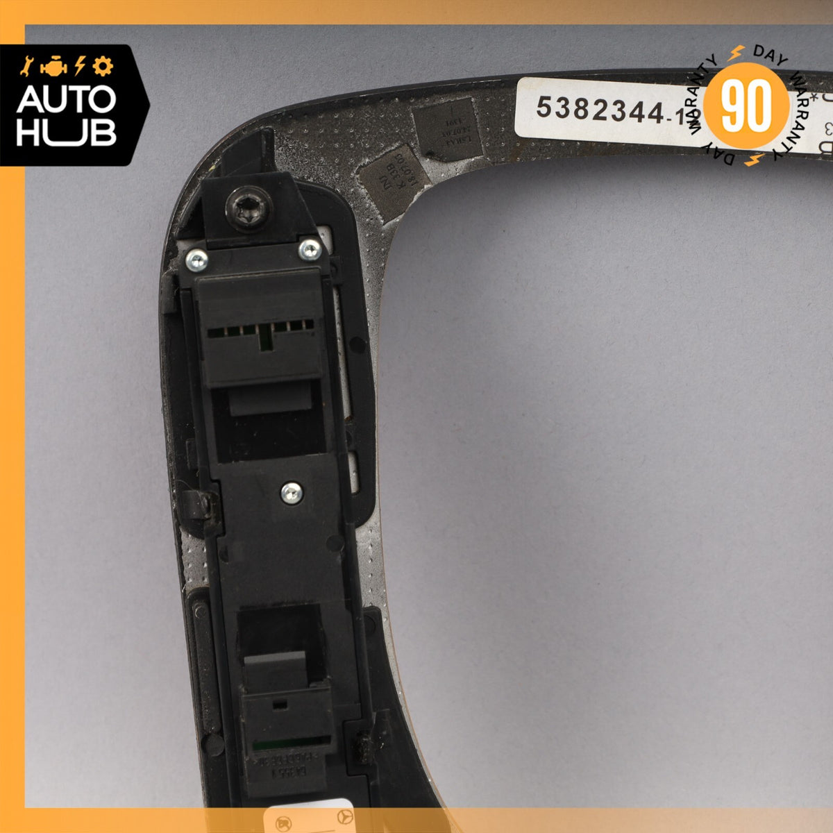 03-06 Mercedes W220 S600 S55 AMG S430 Center Console Shifter Bezel Trim Wood OEM - photo 8