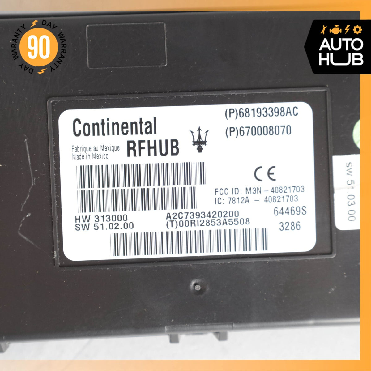 14-17 Maserati Quattroporte M156 SQ4 Keyless Entry RF Hub Control Module ECU OEM - photo 4