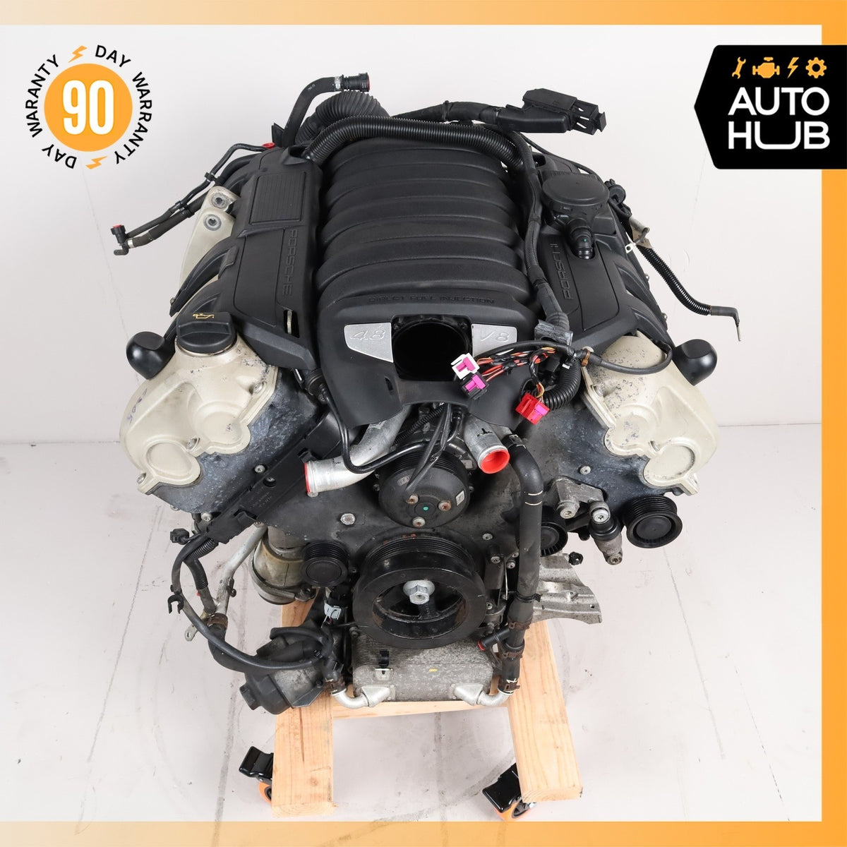13-14 Porsche Cayenne 958 GTS 4.8L V8 Engine Motor Assembly M48.02 OEM 96k - photo 7