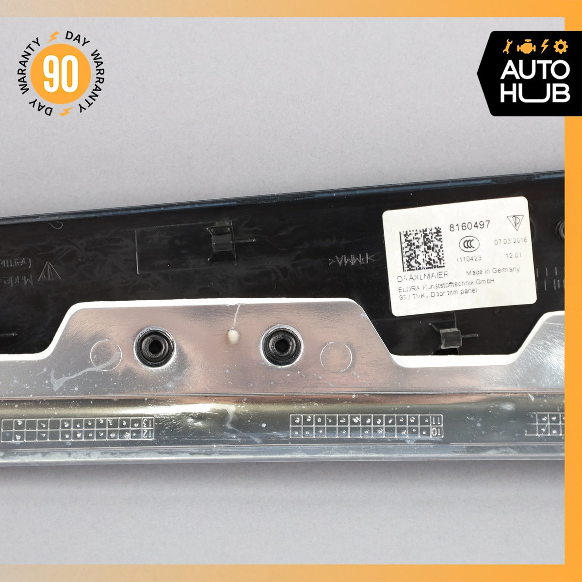 Porsche Panamera 970 Rear Right Passenger Side Door Panel Molding Wood OEM - photo 13