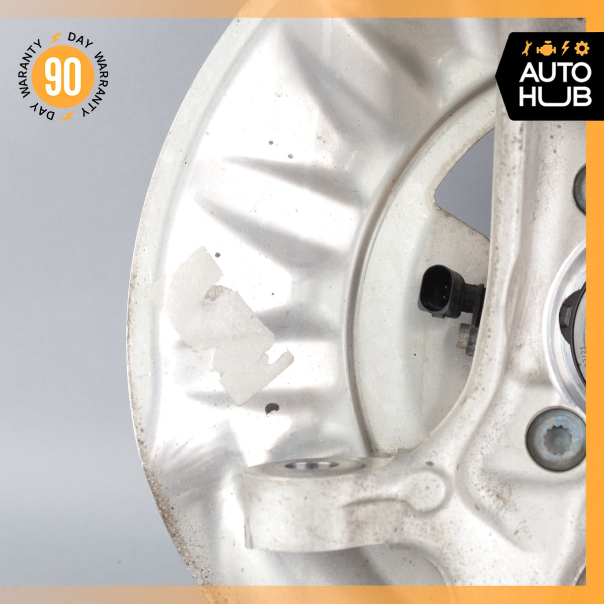 11-18 Porsche Cayenne 958 Front Left Knuckle Spindle 7P0615311B OEM - photo 12