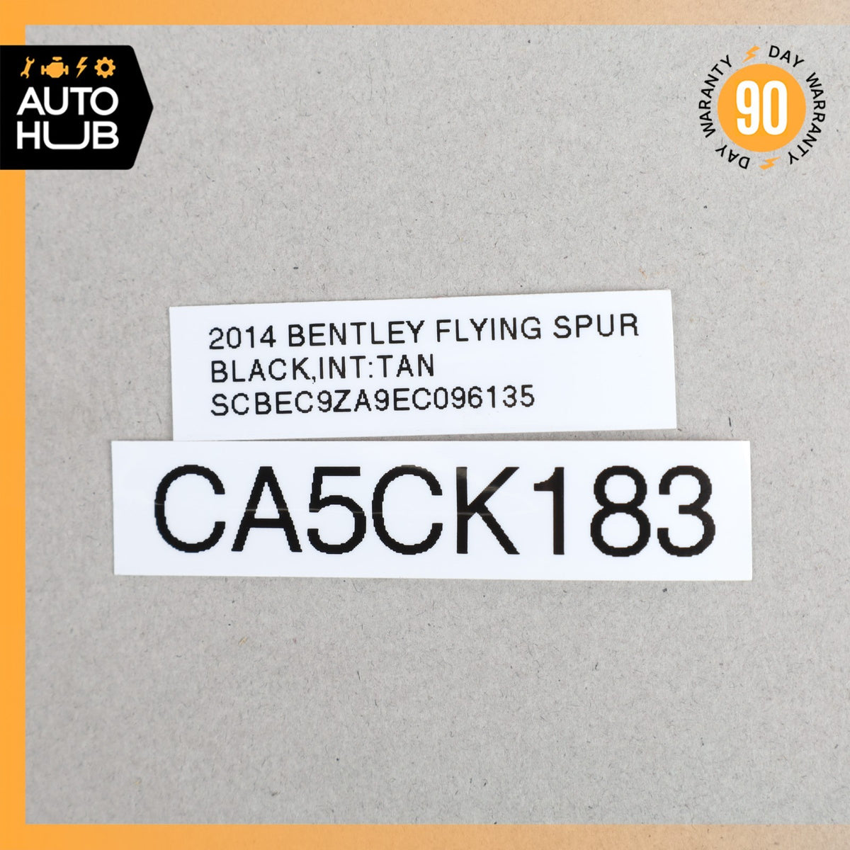 Bentley Flying Spur Sedan Front Left Interior Trim Panel A Pillar 4W0867693A OEM - photo 13