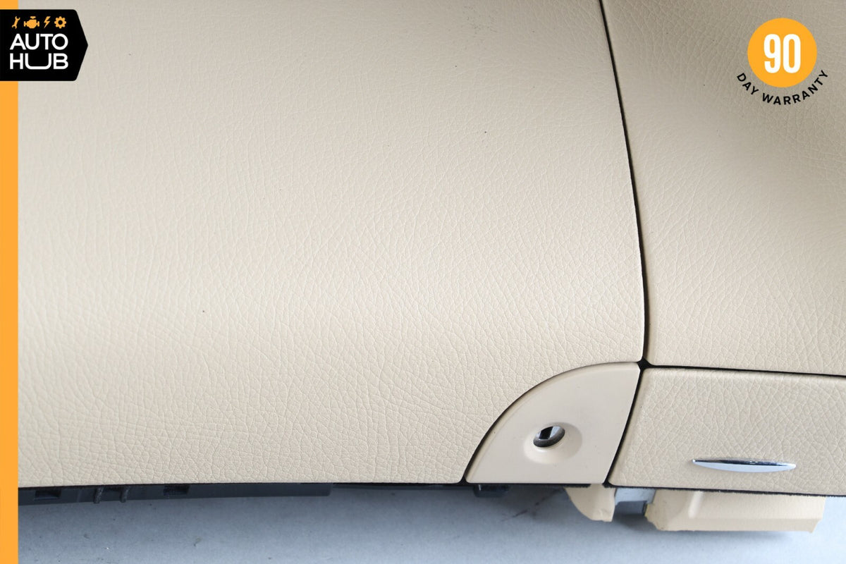 07-09 Mercedes W211 E320 E550 Dashboard Glove Box Storage Compartment Beige OEM - photo 5