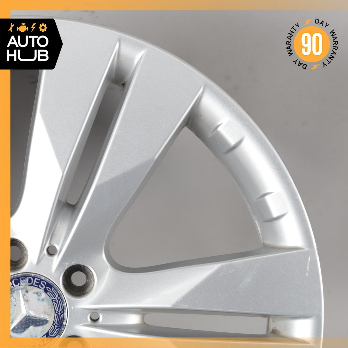 Mercedes X164 GL350 GL450 8.5 x 20 20" Wheel Rim Silver 1644016002 OEM - photo 3