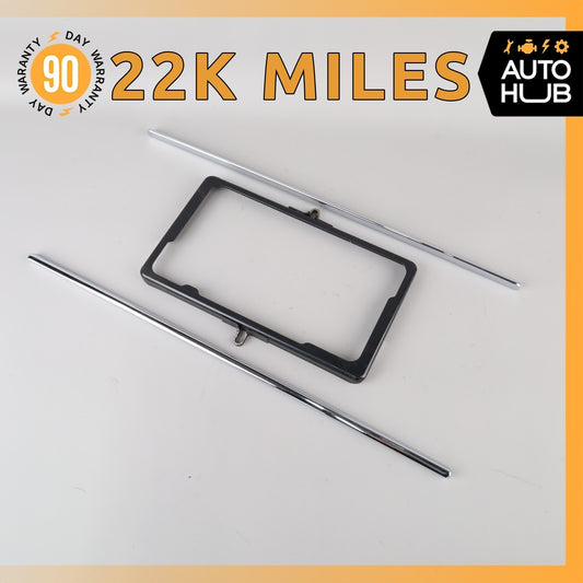 Rolls Royce Silver Spirit Spur Trunk Lid License Plate Holder w/ Moldings OEM - photo 1