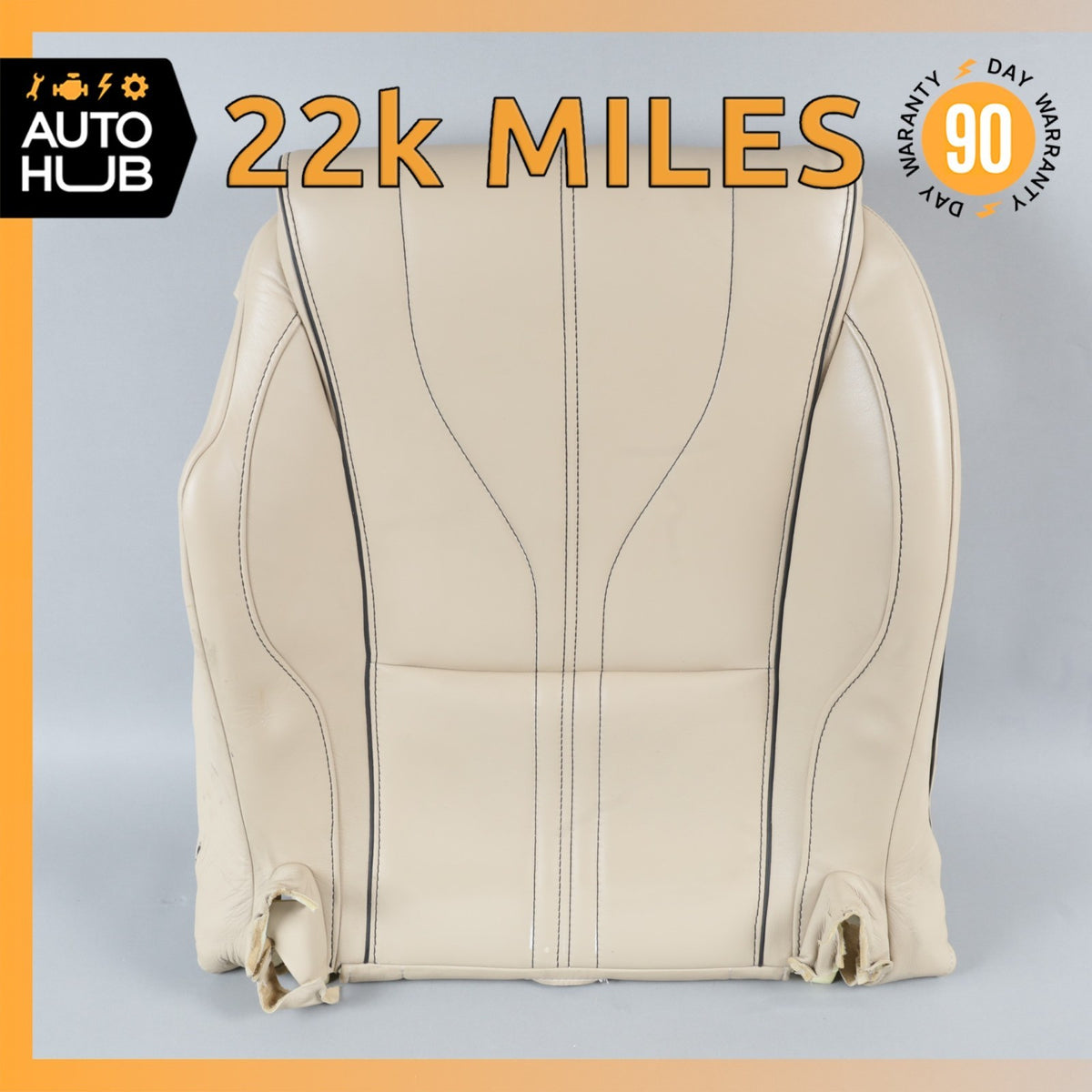 13-15 Aston Martin DB9 Front Right Side Bottom Lower Seat Cushion Beige OEM 22k - photo 1