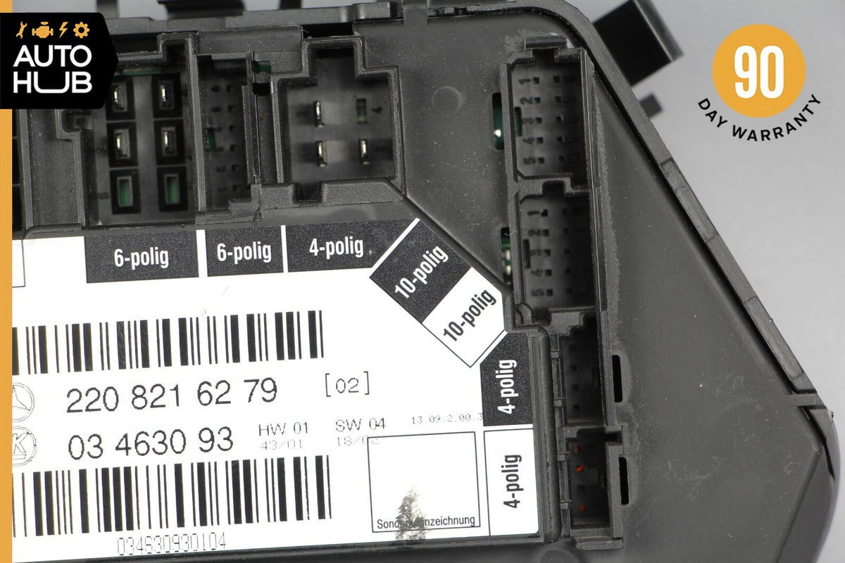 00-06 Mercedes W220 S430 S55 AMG Rear Left Seat Control Switch 2208216279 OEM - photo 7