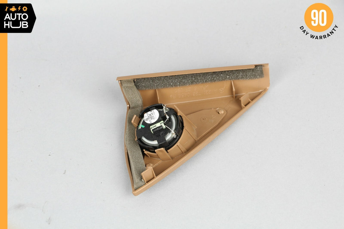 07-13 Mercedes W221 S550 S400 S63 Door Corner Speaker Right Passenger Beige OEM - photo 5